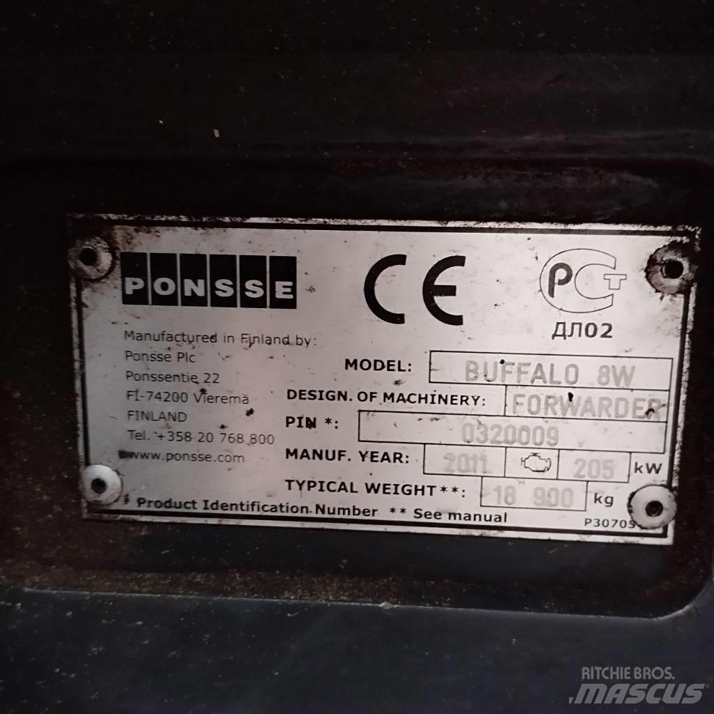 Ponsse Buffalo 8W 集运机