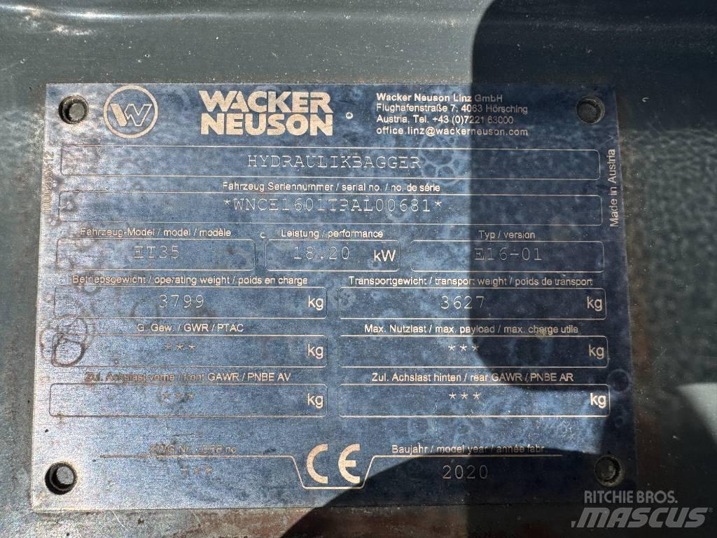Wacker Neuson ET35 履带挖掘机