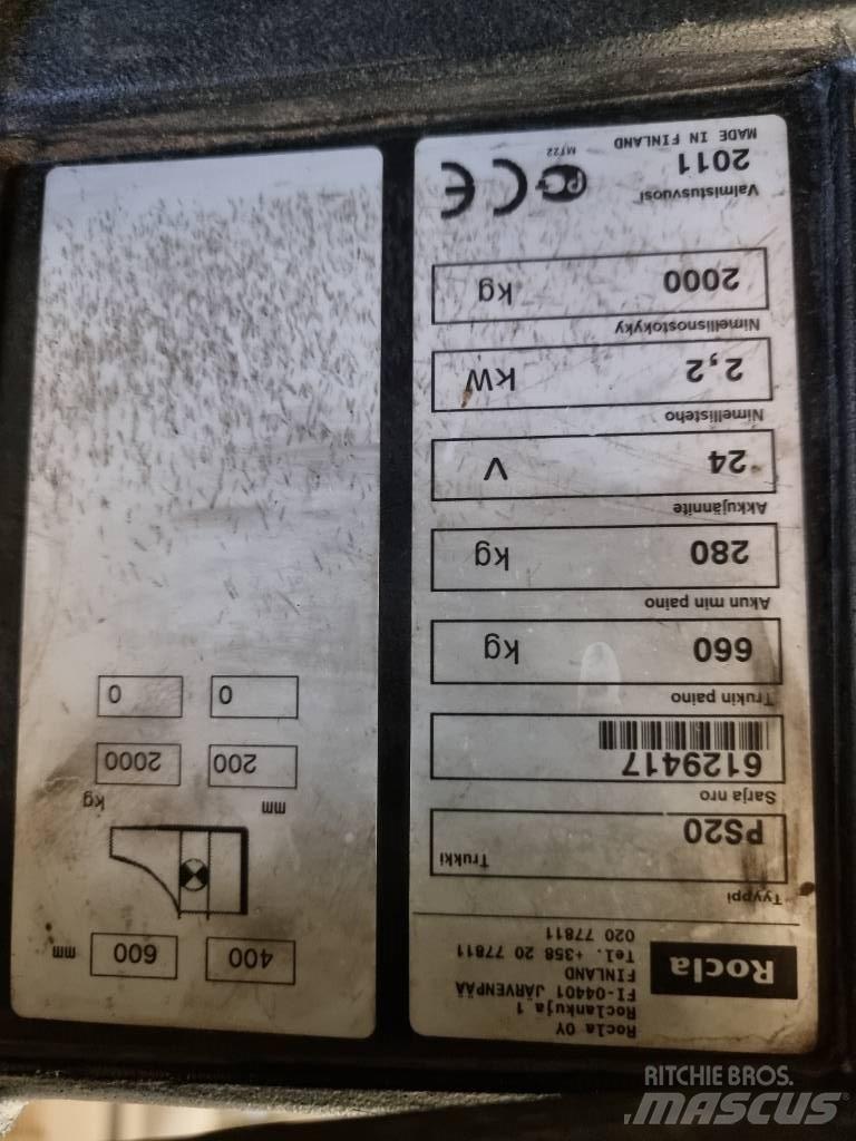 Rocla PS 20 低架装载机