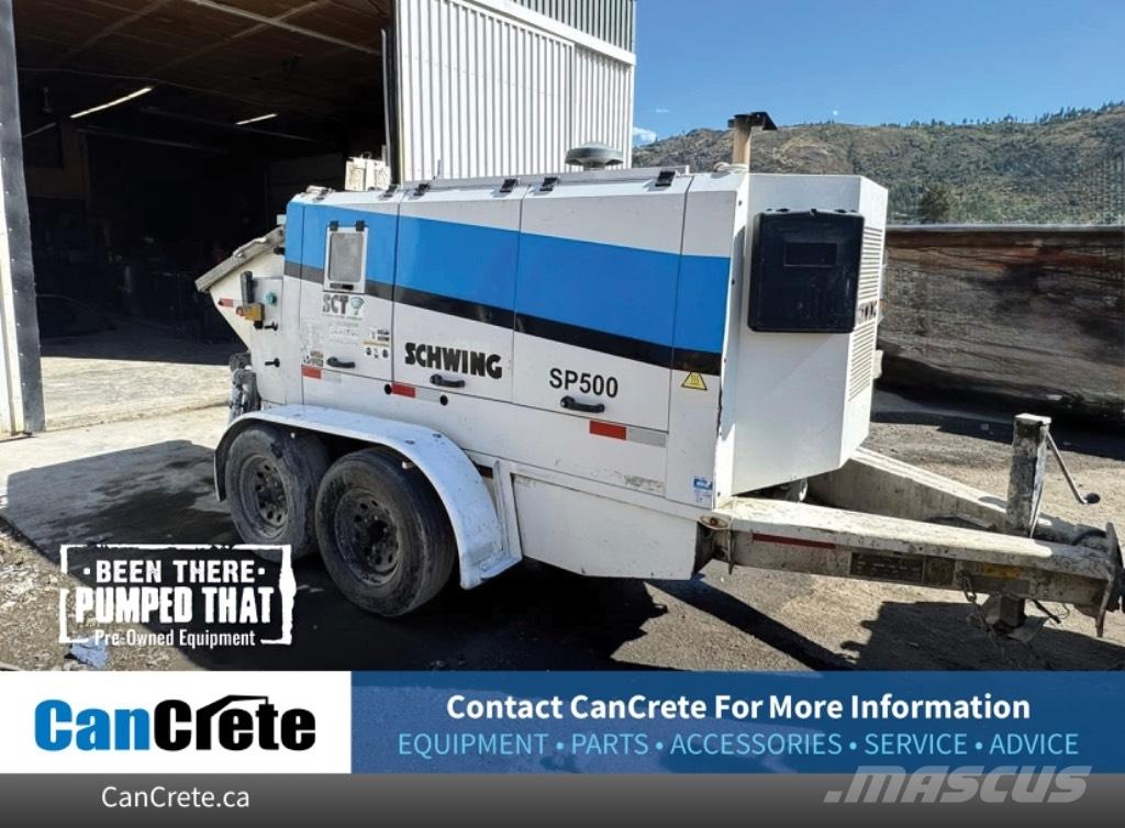 Schwing SP500 (#1049) 混凝土输送泵|布料机