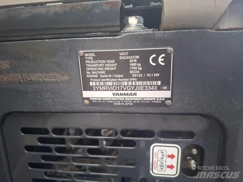 Yanmar Vio 17 小型挖掘机