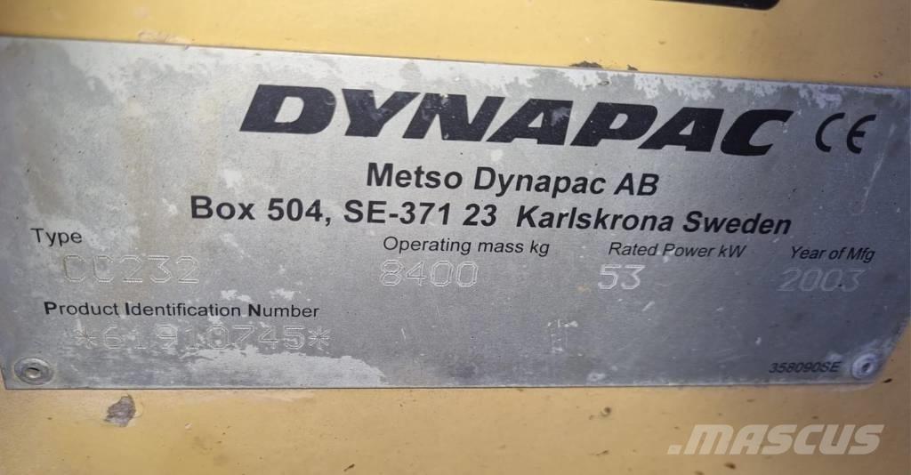 Dynapac CC 232 双轮压路机