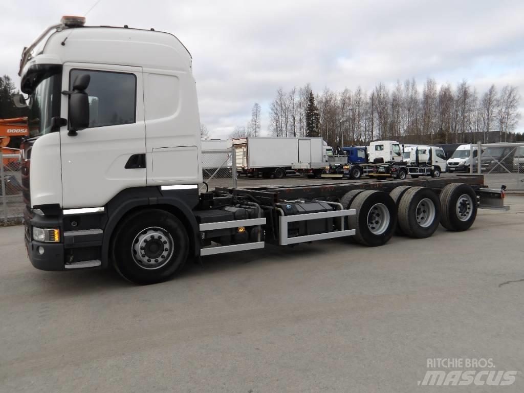Scania R730 8x4 平板车