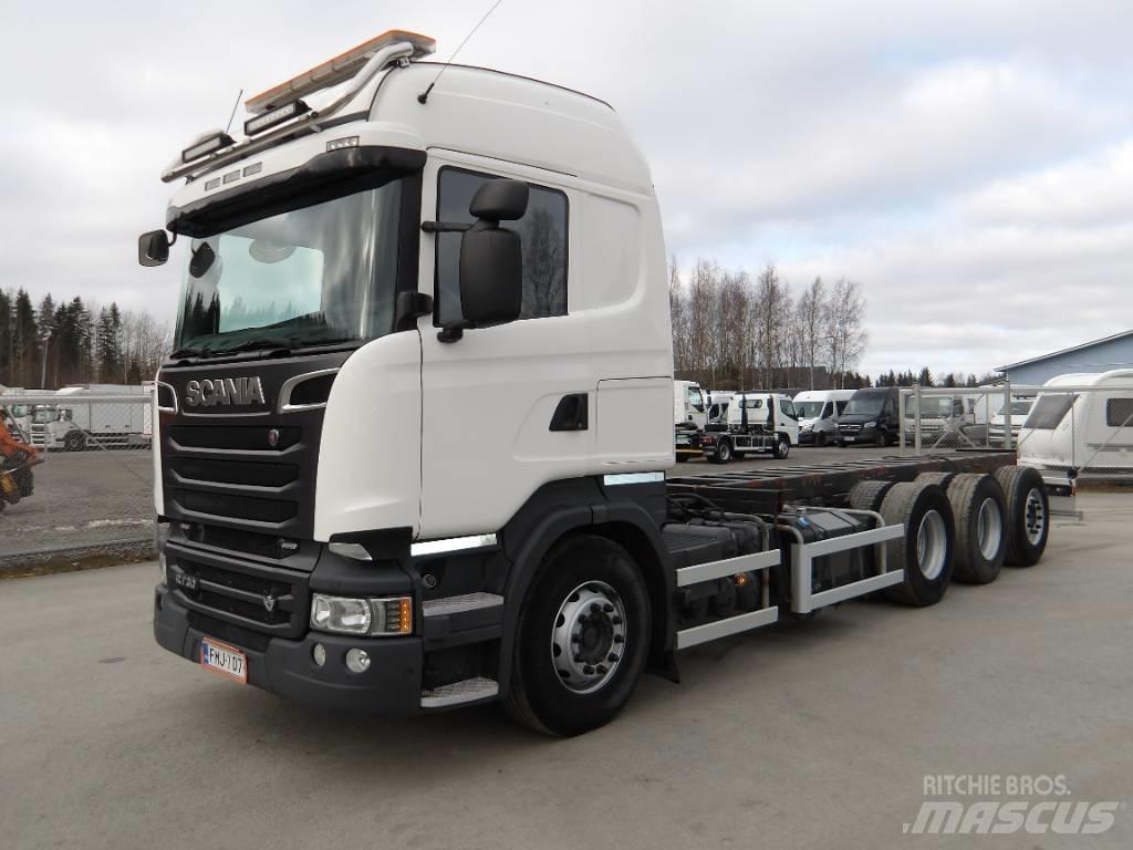 Scania R730 8x4 平板车