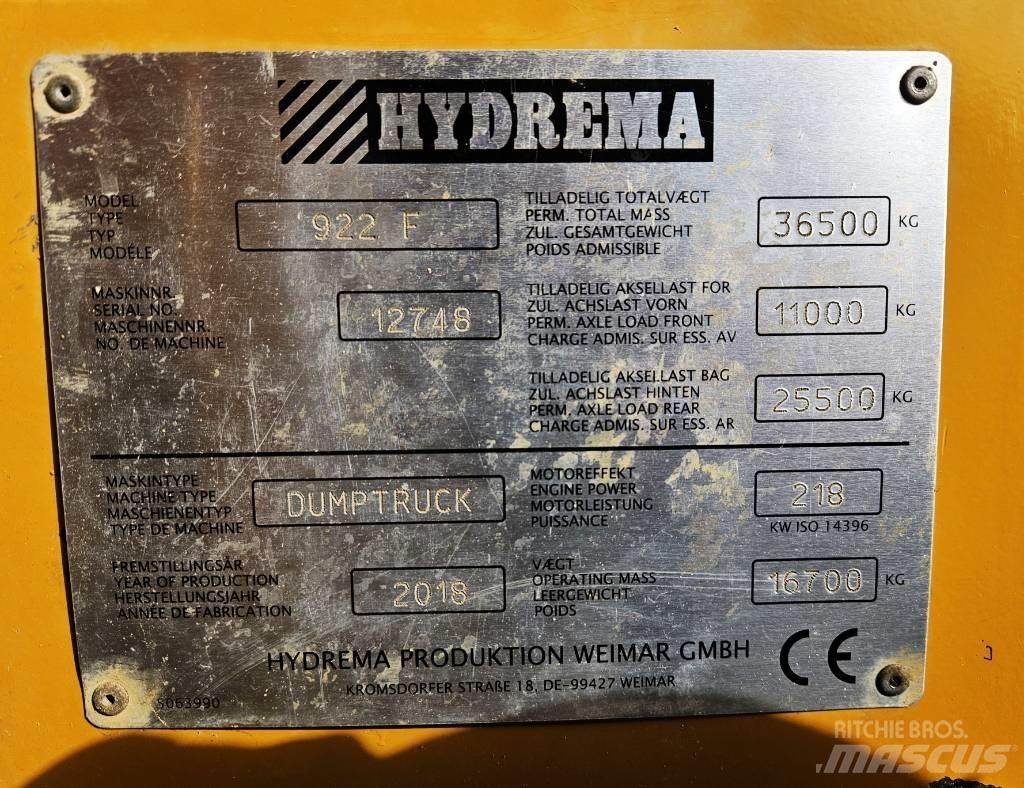 Hydrema 922 F 翻斗车\公路型自卸车