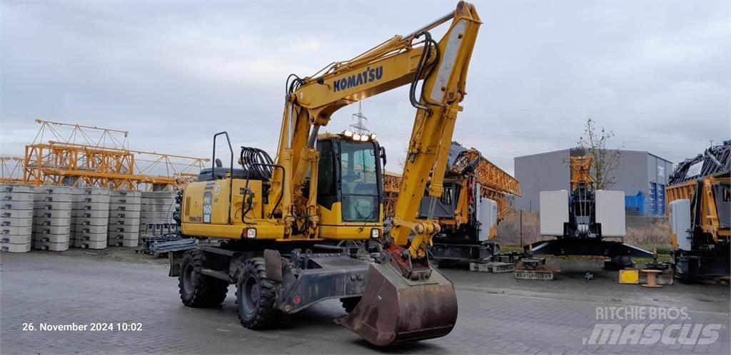 Komatsu PW160-7E0 轮式挖掘机
