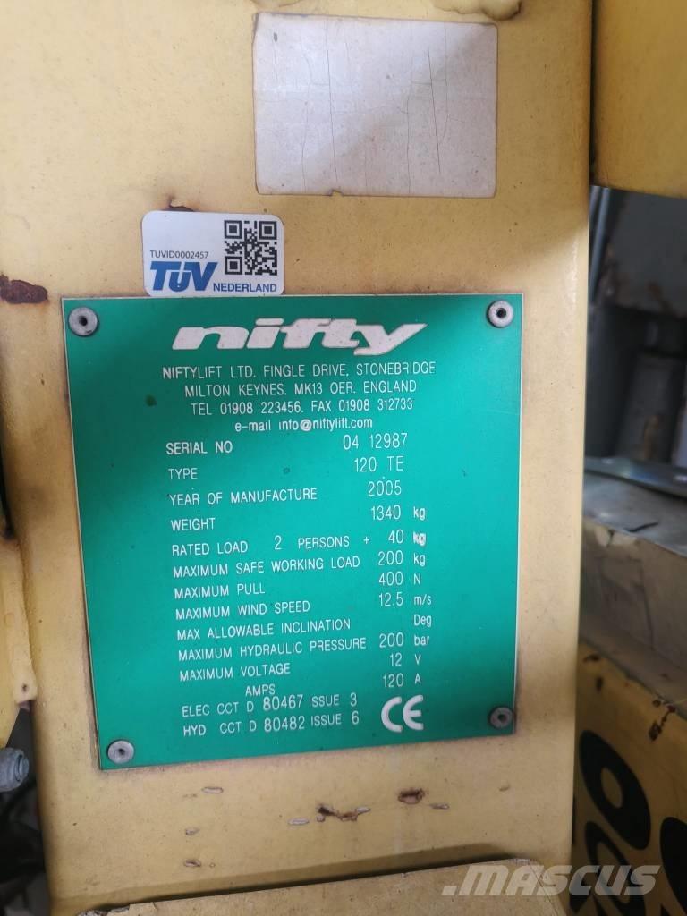 Niftylift 120 TE 拖拉移动式高空作业平台