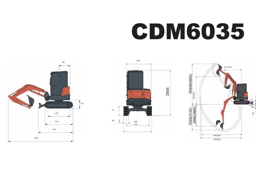 Lonking CDM6035 小型挖掘机