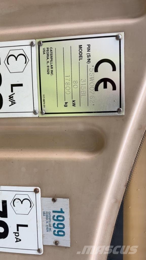 CAT 315 B L 履带挖掘机