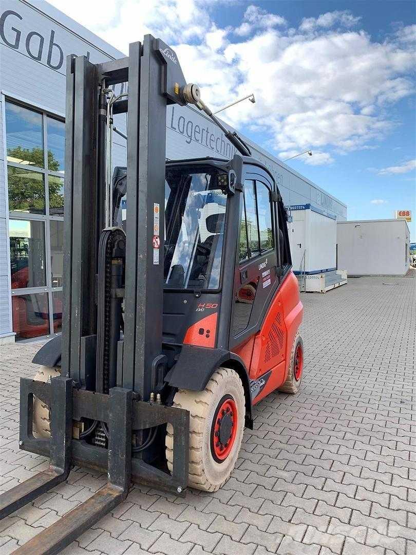 Linde H50T 天然气叉车