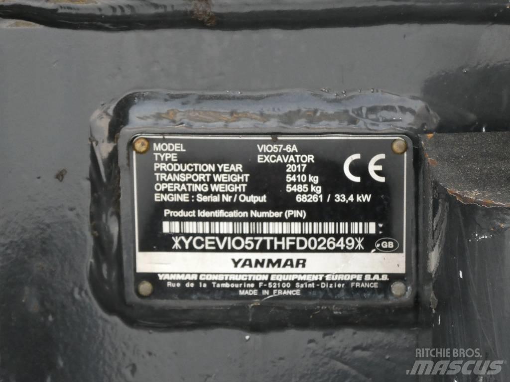 Yanmar Vio 57-6A 小型挖掘机