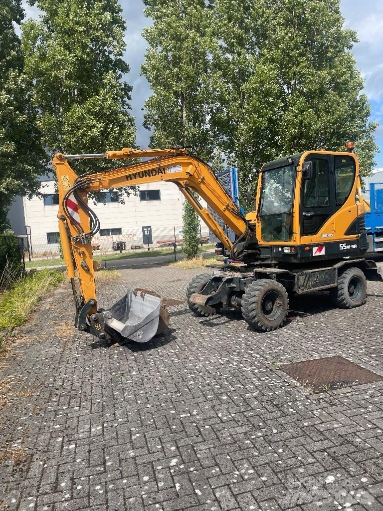 Hyundai 55w9a 轮式挖掘机