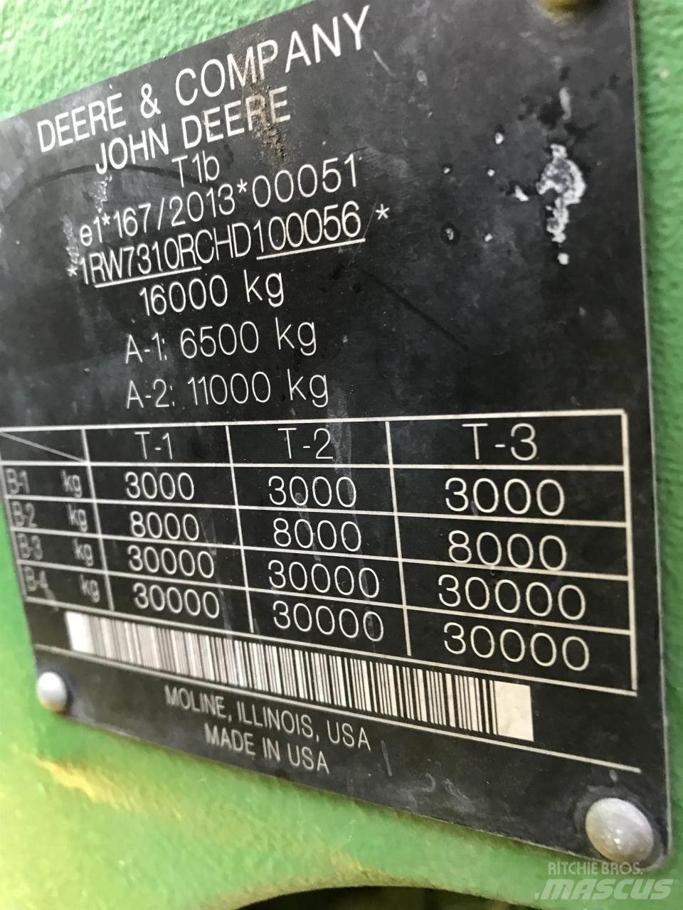John Deere 7310R 拖拉机/农用车