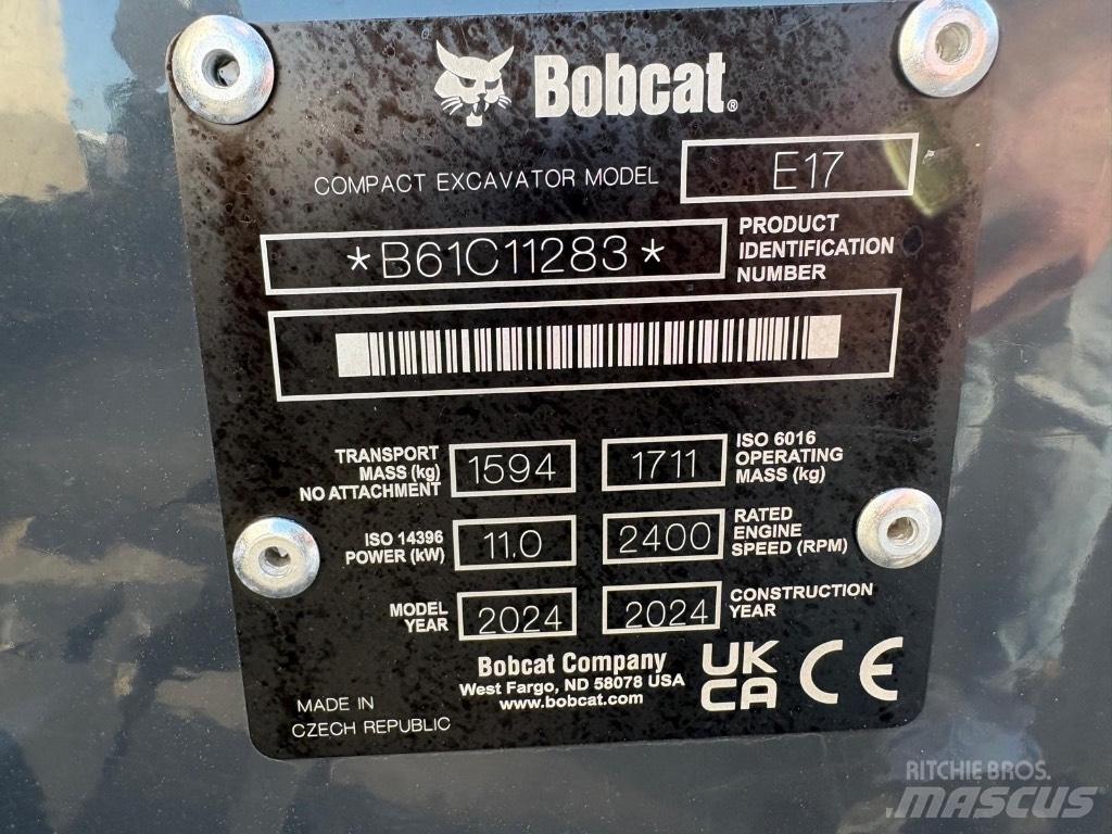 Bobcat E 17 小型挖掘机