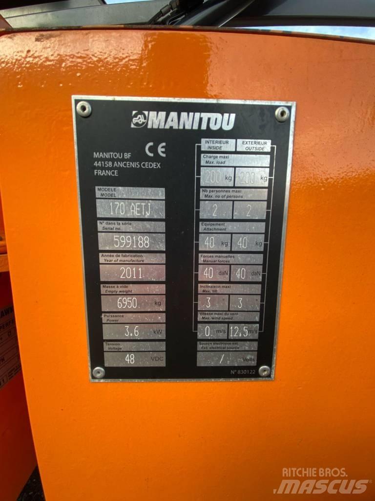 Manitou 170AETJ-L 曲臂高空工作平台