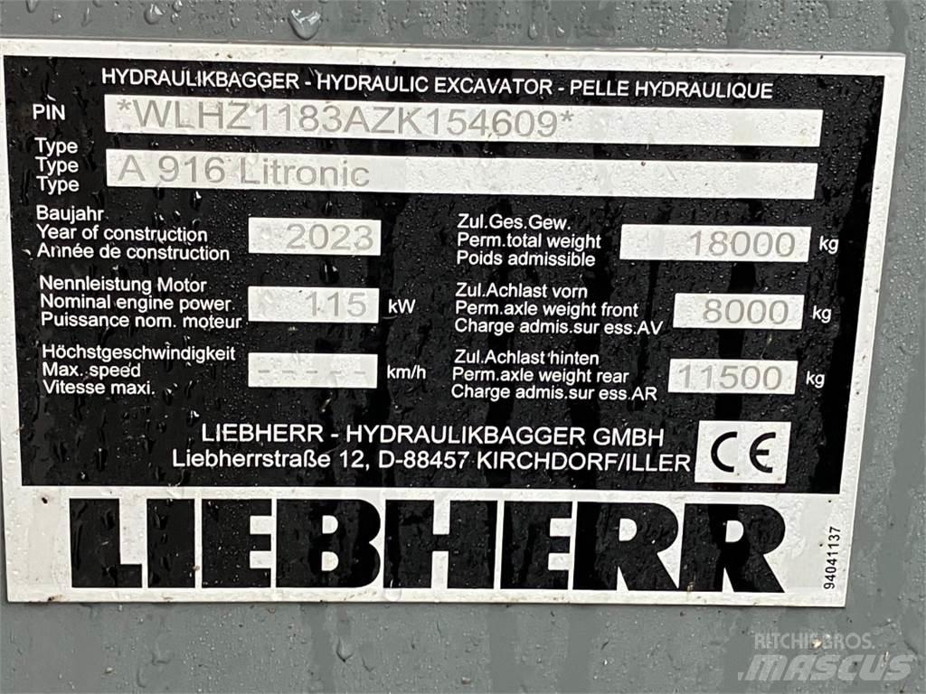 Liebherr A916 轮式挖掘机