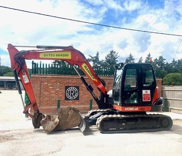 Kubota KX 080-4 中型挖掘机