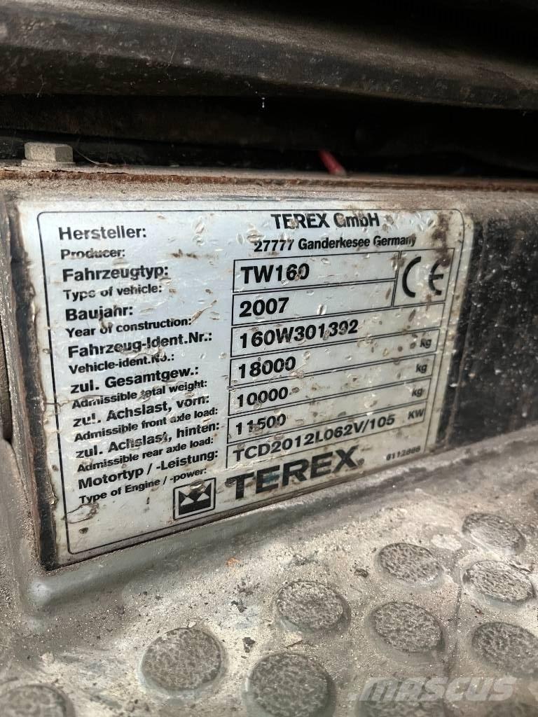 Terex TW 160 轮式挖掘机