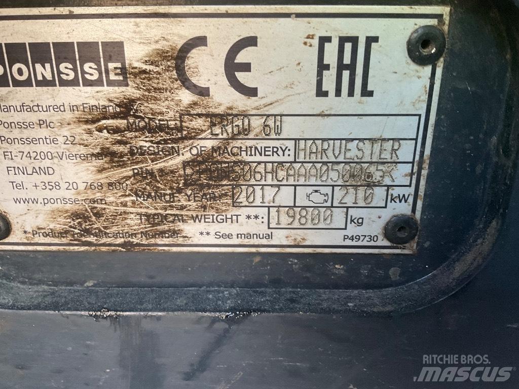 Ponsse ERGO 6W 收割机