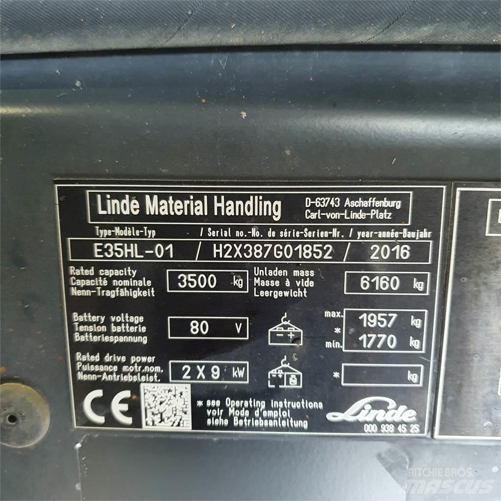 Linde E35HL 电动叉车