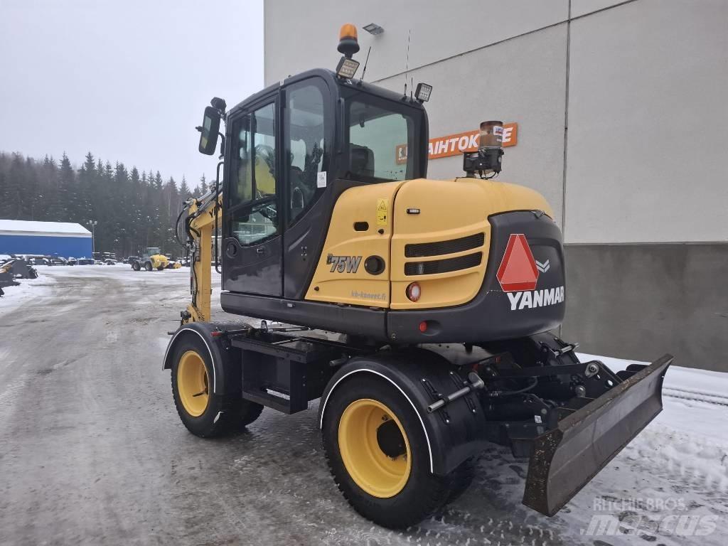 Yanmar B 75 W 轮式挖掘机