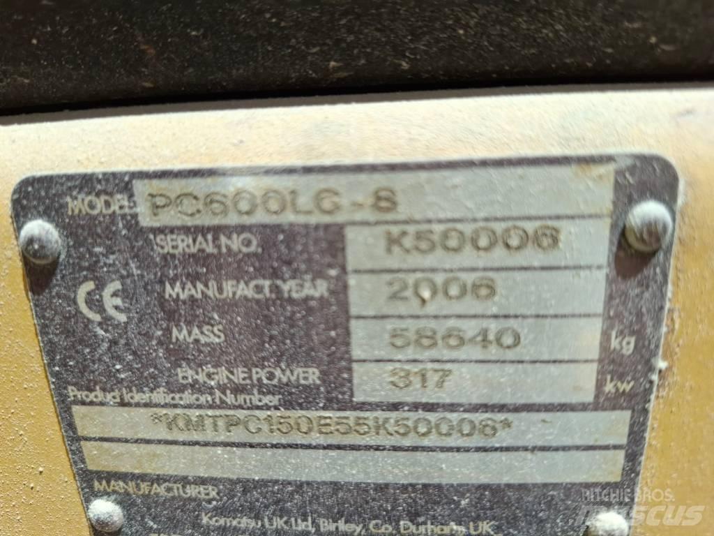 Komatsu PC 600 LC-8 履带挖掘机