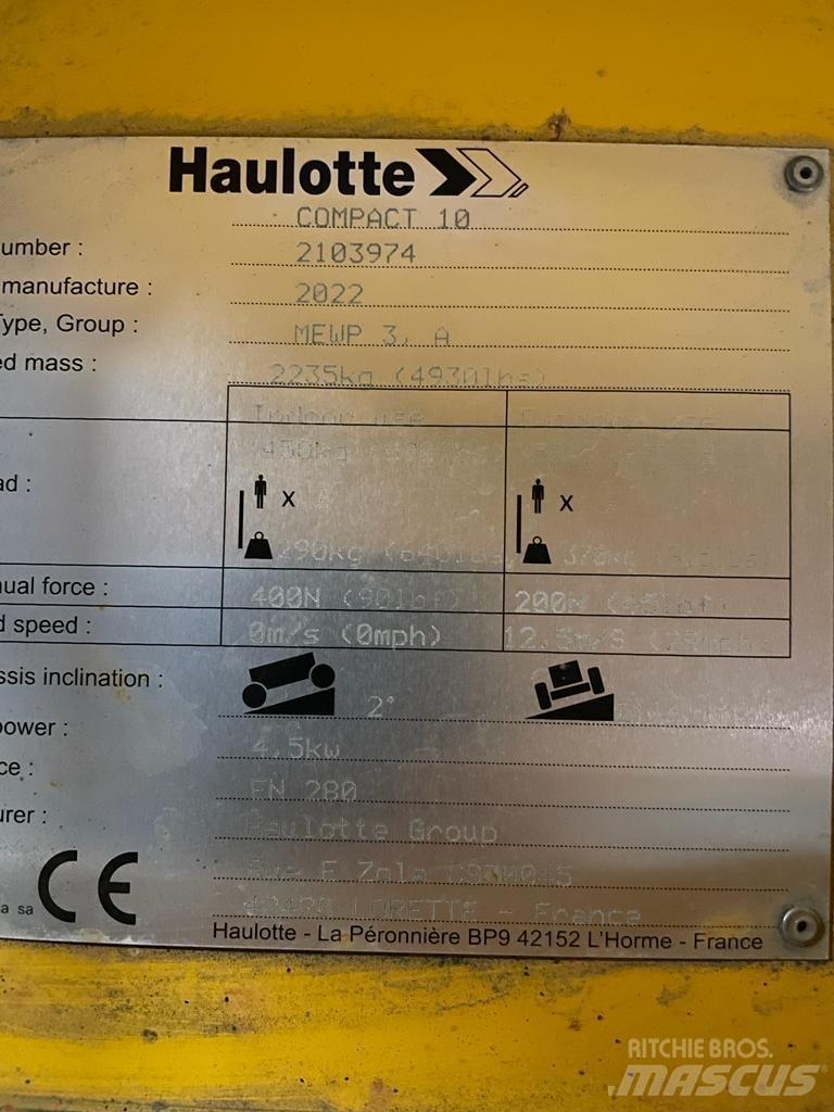 Haulotte Compact 10 剪叉式升降机