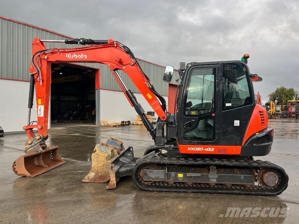 Kubota KX 080-4 中型挖掘机