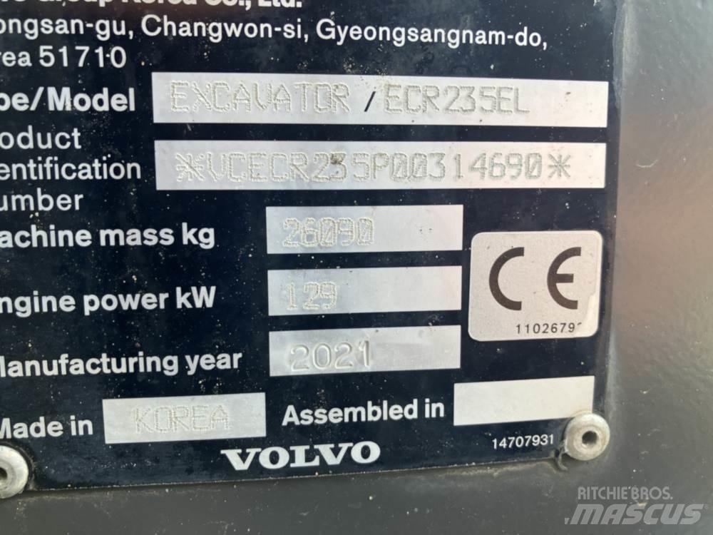 Volvo ECR235EL 履带挖掘机