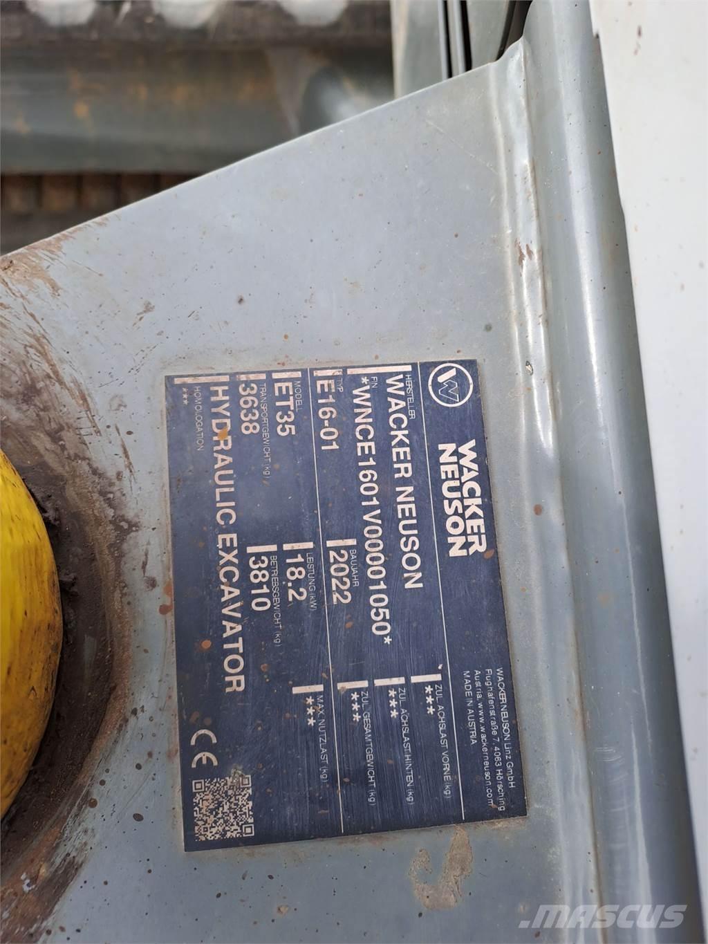 Wacker Neuson ET35 履带挖掘机