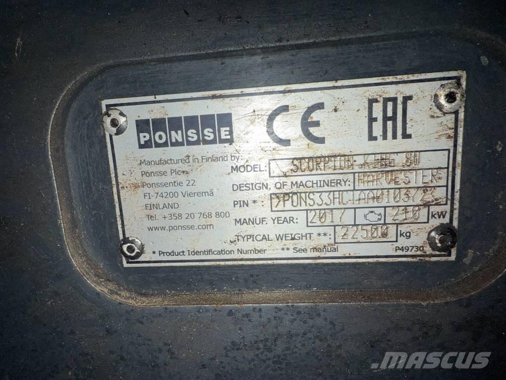 Ponsse Scorpion King 收割机