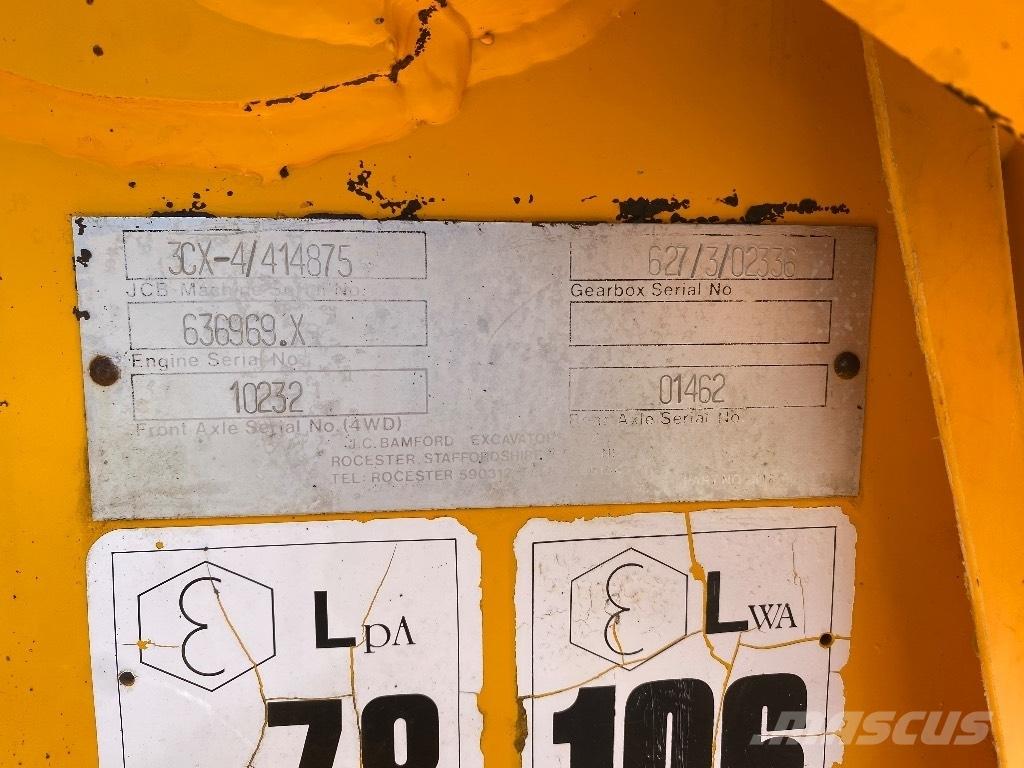 JCB 3 CX 反铲装载机