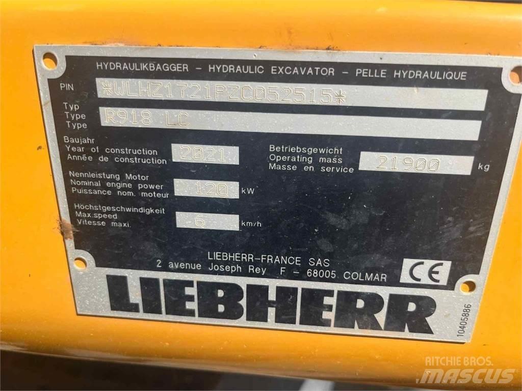 Liebherr R918 履带挖掘机