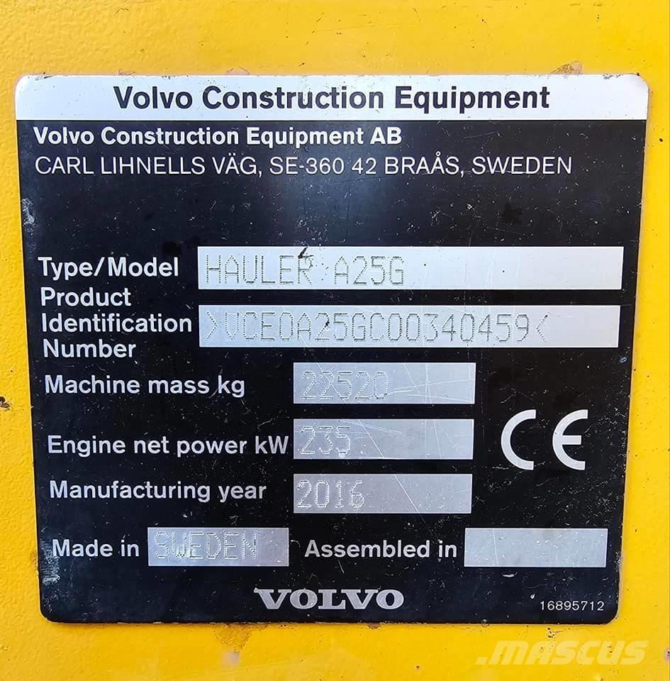 Volvo A 25 G 铰接式自卸车