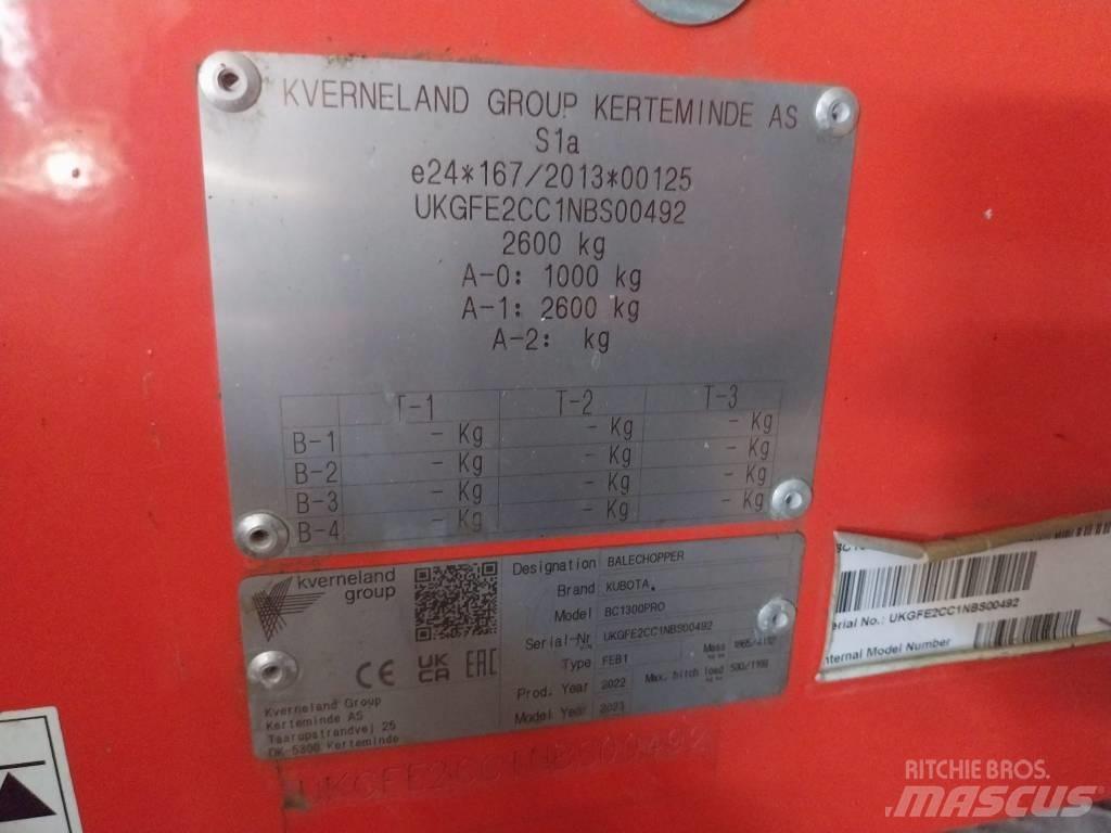 Kubota BC 1300 PRO 拆捆机/剪钳机/开卷机