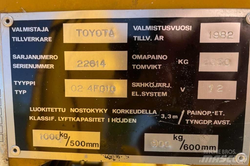 Toyota 02-4FG10 天然气叉车