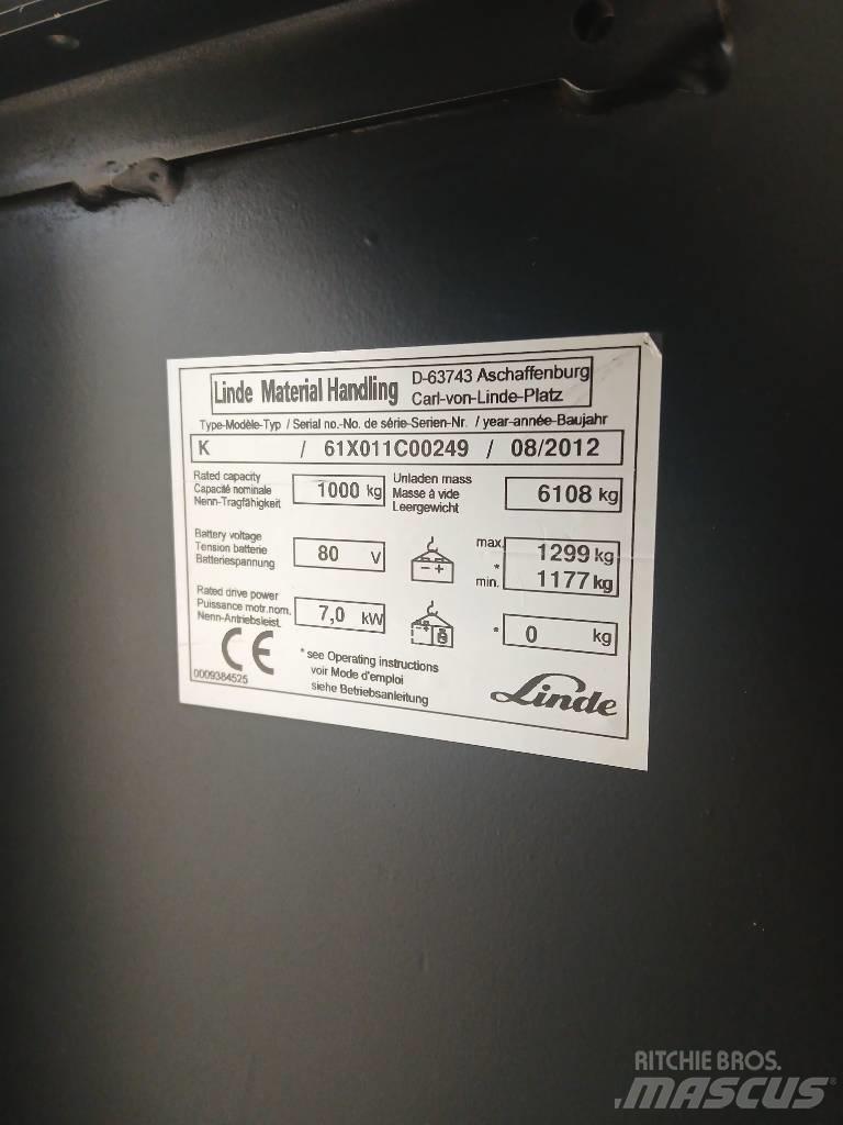 Linde K 10 高举式装载机