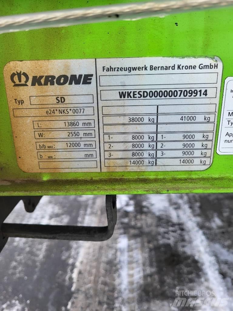 Krone SD 侧帘半挂车