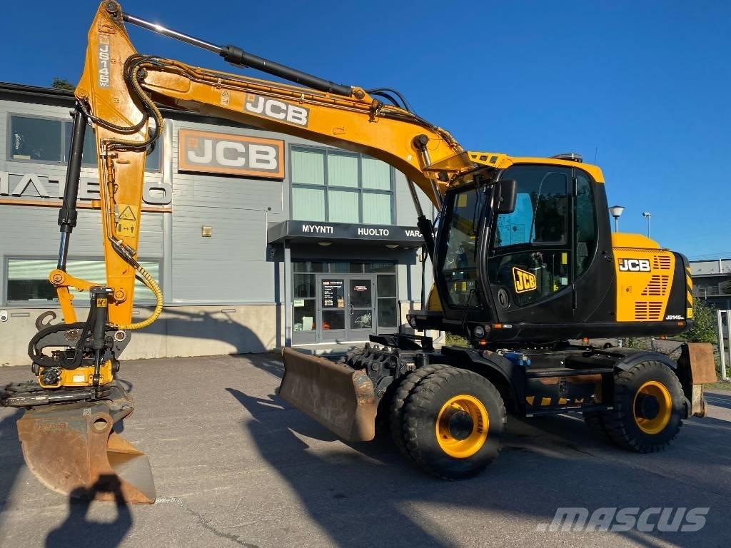 JCB JS145W T4i 轮式挖掘机