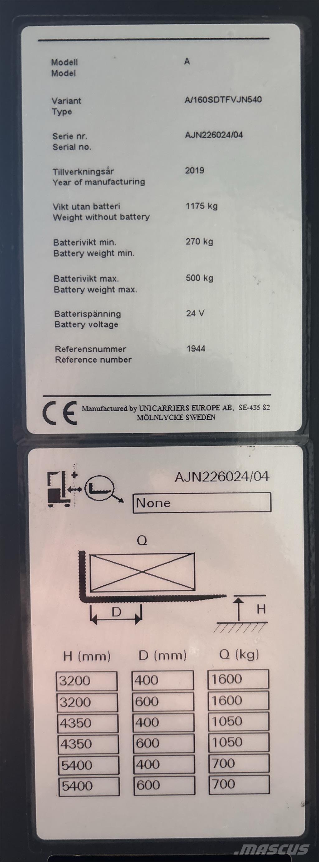 Atlet A160 行走式堆垛机