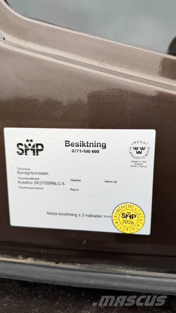 Kobelco SK 270 LC 履带挖掘机