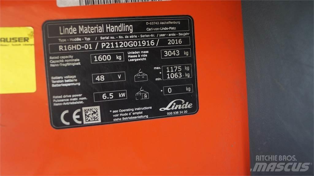 Linde R16HD 前移式叉车