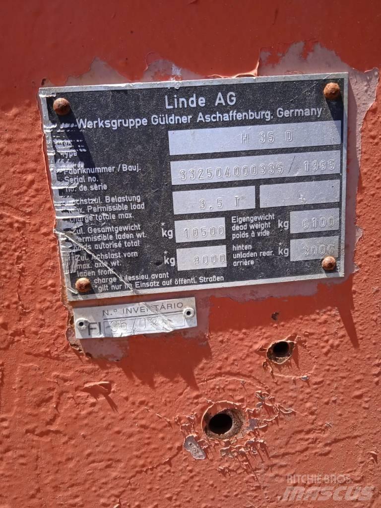 Linde H 35 D 柴油叉车