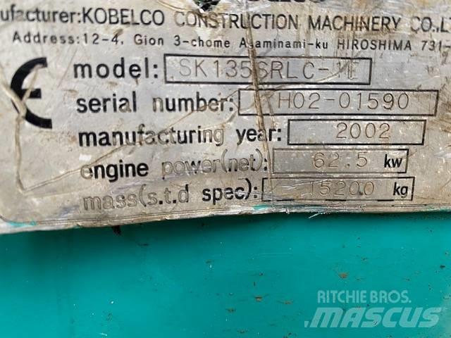 Kobelco SK 135 SR LC 履带挖掘机