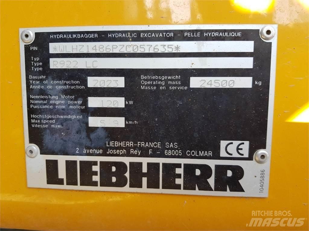 Liebherr R922 履带挖掘机