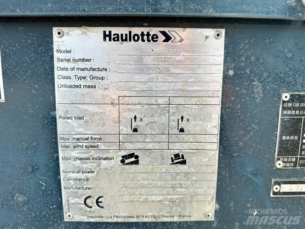 Haulotte HA16RTJ 曲臂高空工作平台