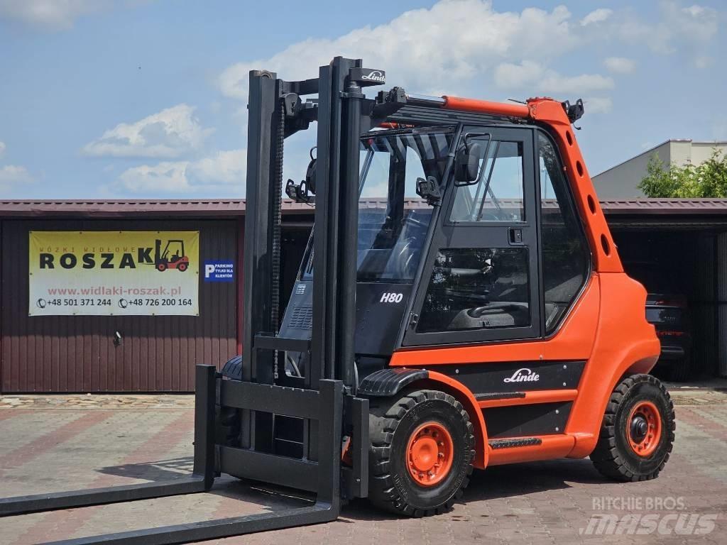 Linde H80D-03 柴油叉车
