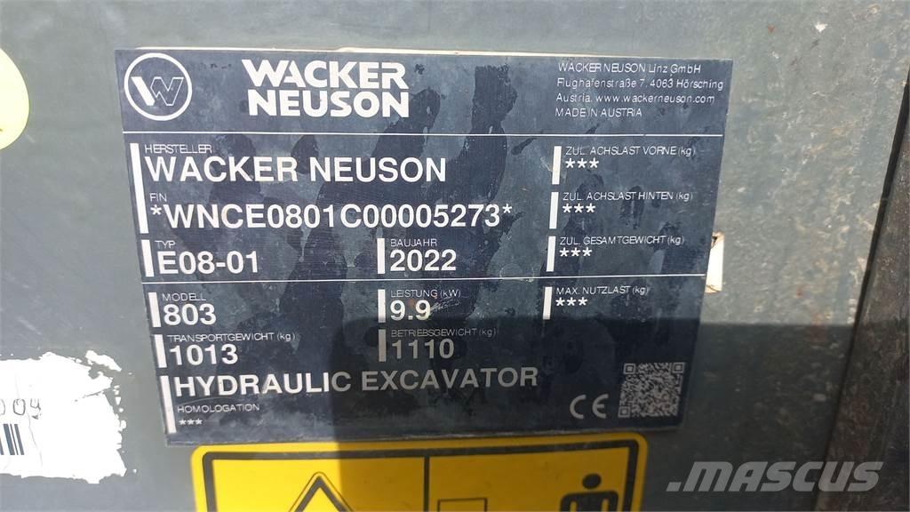 Wacker Neuson 803 履带挖掘机