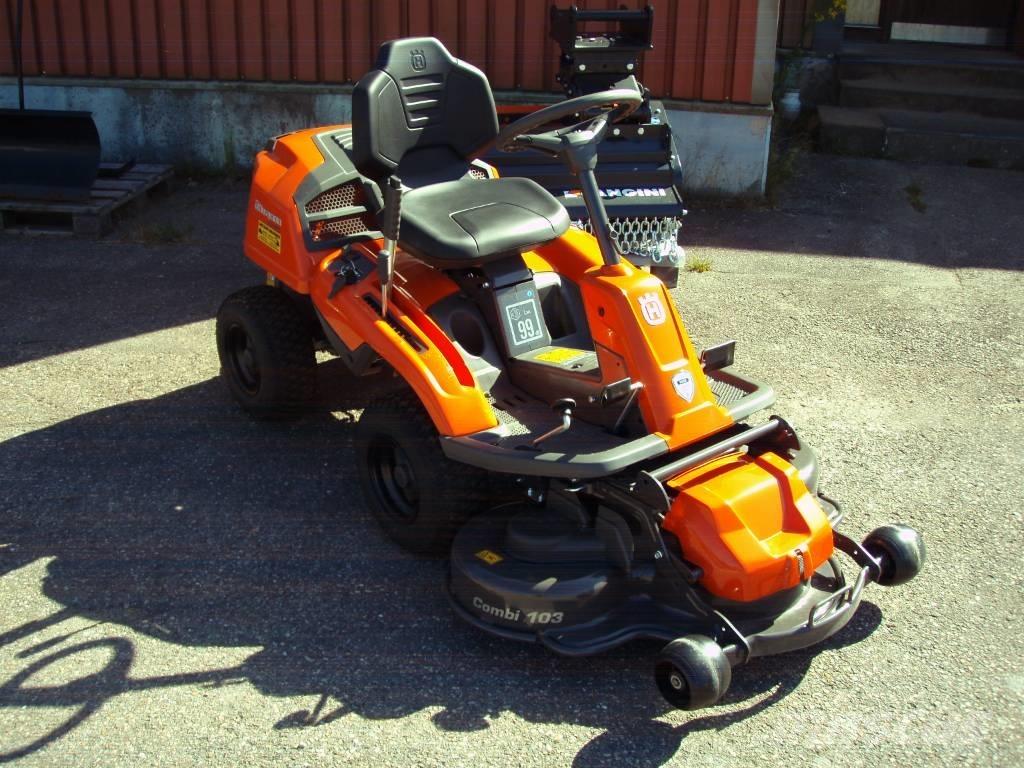 Husqvarna R 214 TC 骑乘式割草机