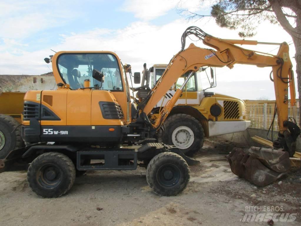 Hyundai R 55W 9A 小型挖掘机